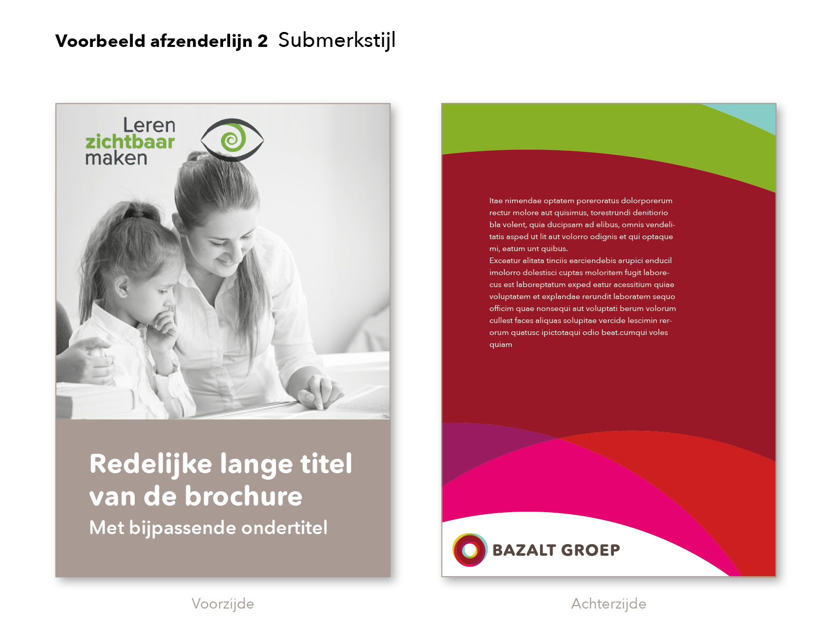 Voorbeeld afzenderlijn 2