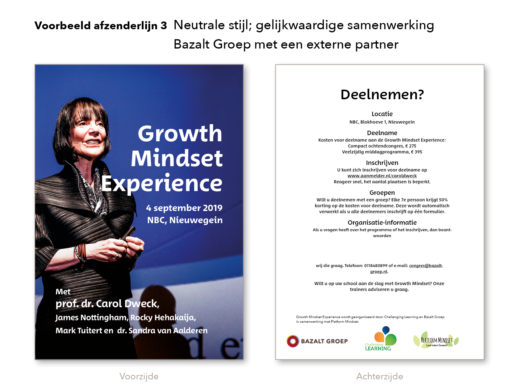 Voorbeeld afzenderlijn 3